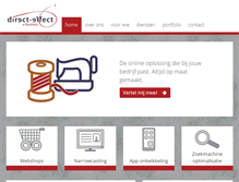 Tablet Screenshot of direct-effect.nl